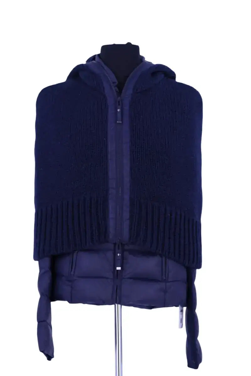 Doudoune Pinko Bleu en Laine, taille L - Seconde Main