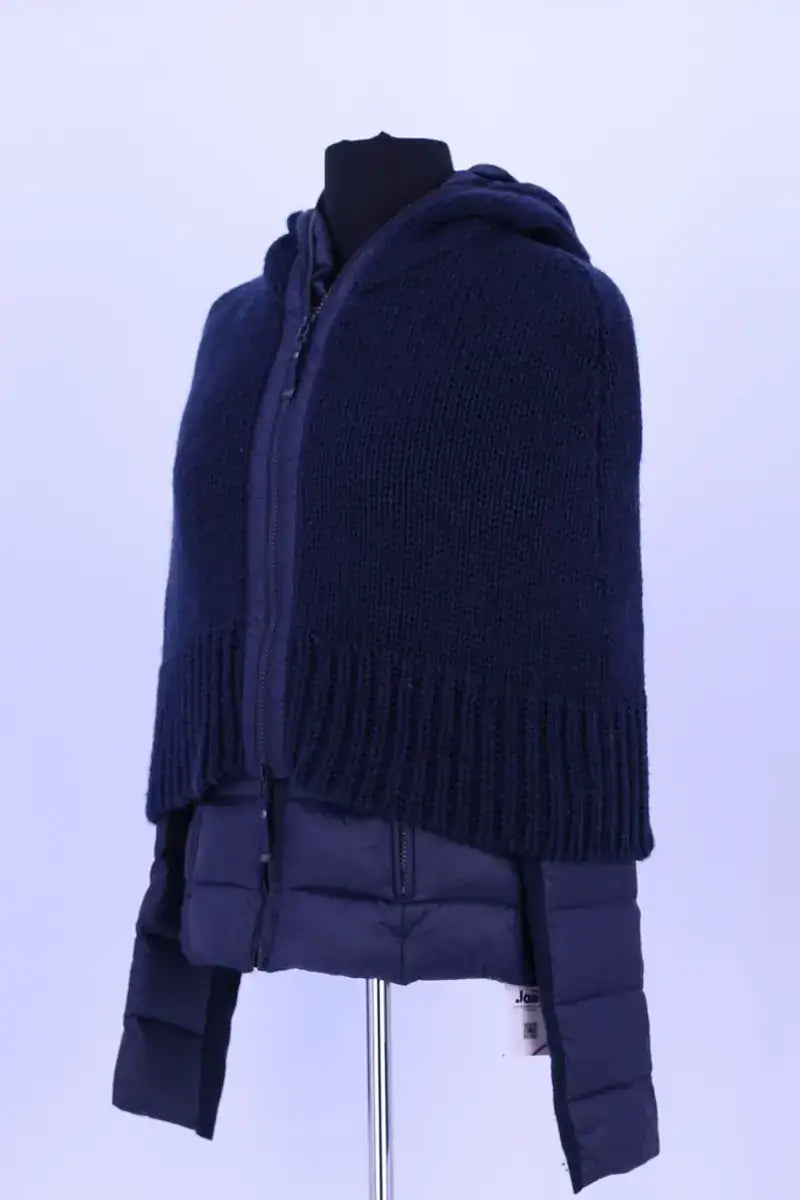 Doudoune Pinko Bleu en Laine