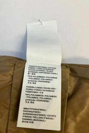 Doudoune Pinko Doré en Synthétique