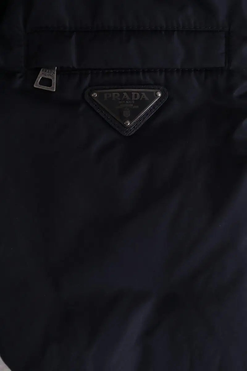 Doudoune Prada Marine en Synthétique