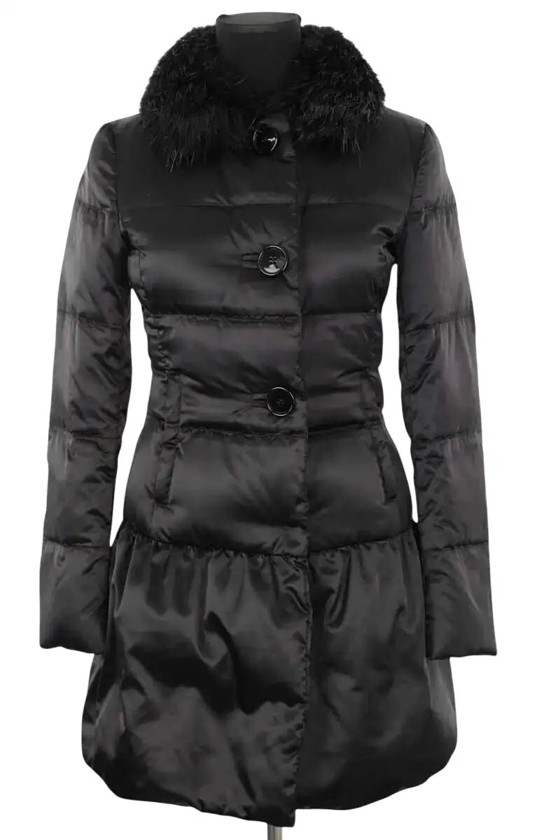Doudoune Prada Noir en Polyamide, taille XS - Seconde Main