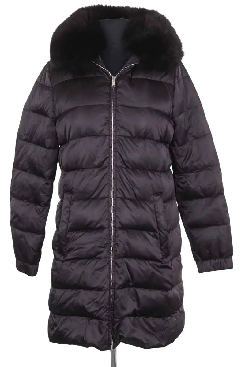Doudoune Prada Noir en Synthétique, taille XXL - Seconde Main