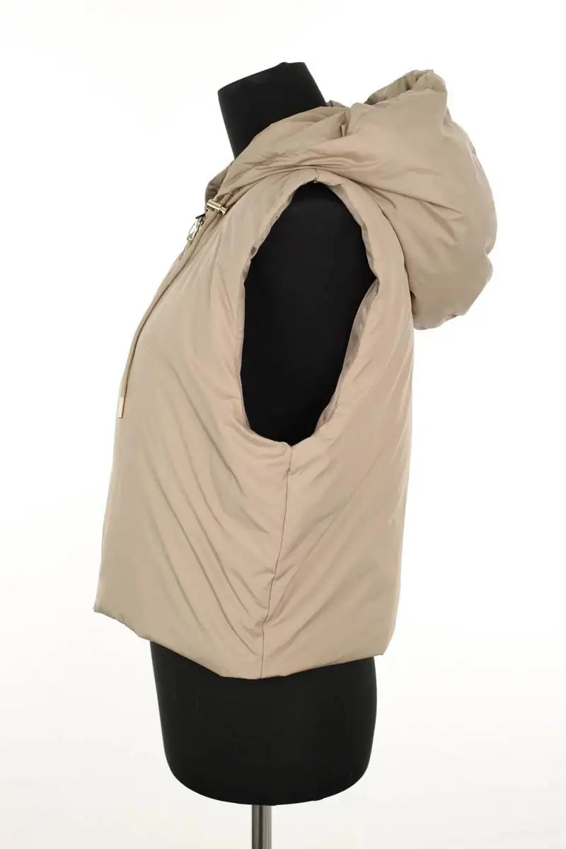 Doudoune Sandro Beige en Polyester