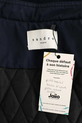 Doudoune Sandro Marine en Polyester