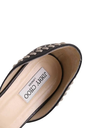 Mules Jimmy Choo Noir en Cuir