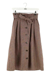 Jupe Sézane Bordeaux en Laine, taille S - Seconde Main