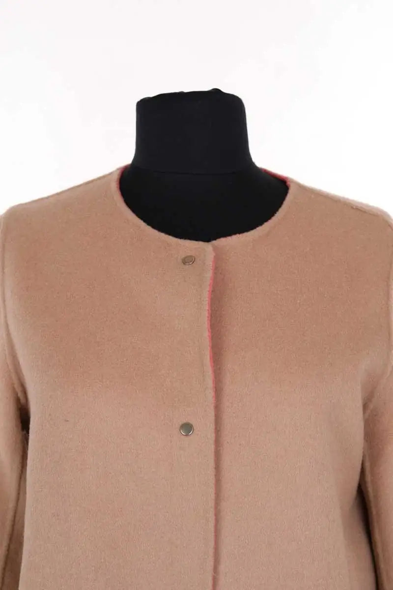 Manteau Réversible Gerard Darel Camel en Laine