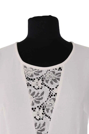 Robe Claudie Pierlot Blanc en Synthétique