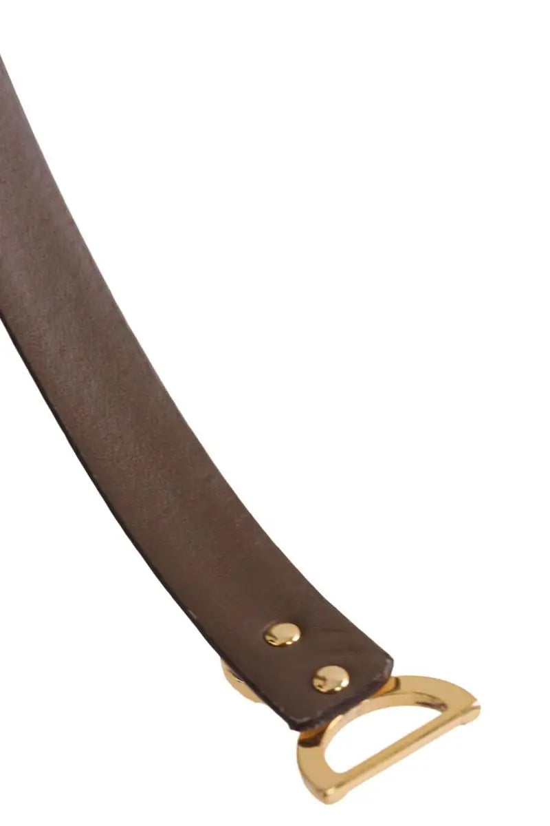 Ceinture en cuir Maje Blanc en Cuir