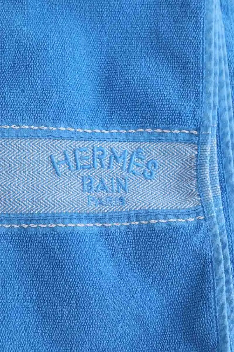 Drap de bain Hermès Bleu en 
