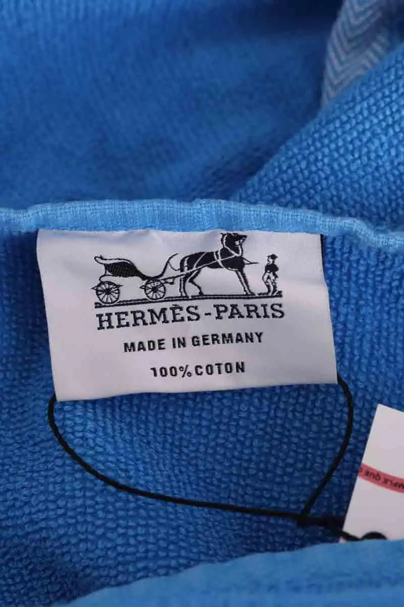 Drap de bain Hermès Bleu en 
