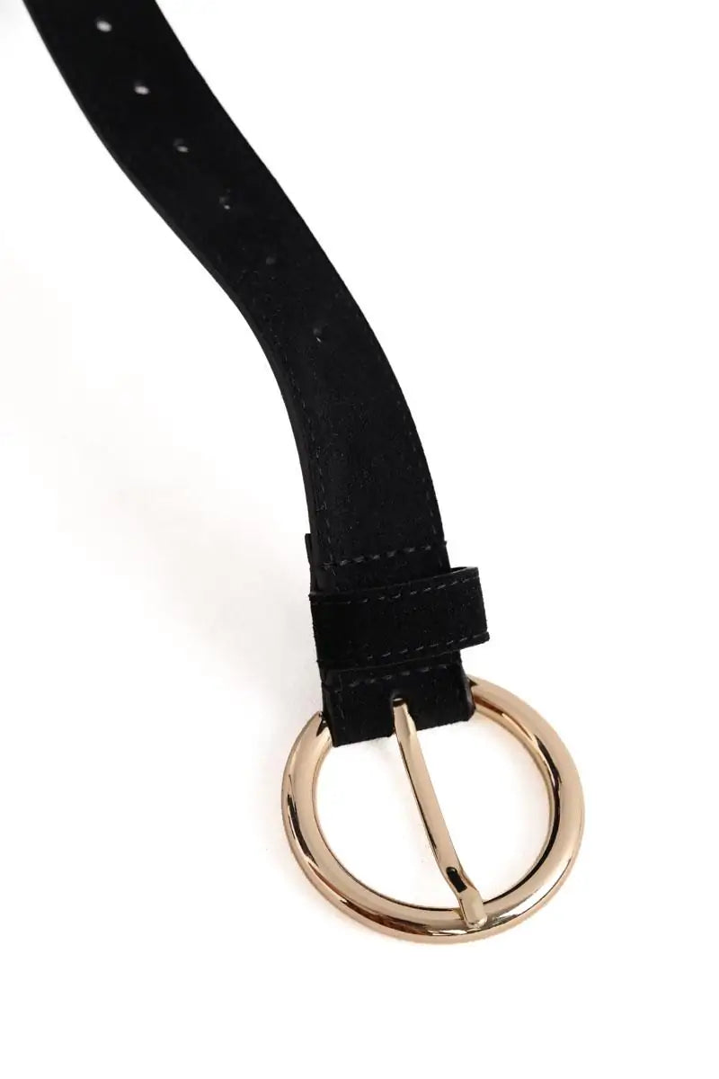 Ceinture en cuir Sandro Noir en Daim
