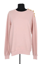Sweatshirt Alexandre Vauthier Rose en Coton, taille S - Seconde Main