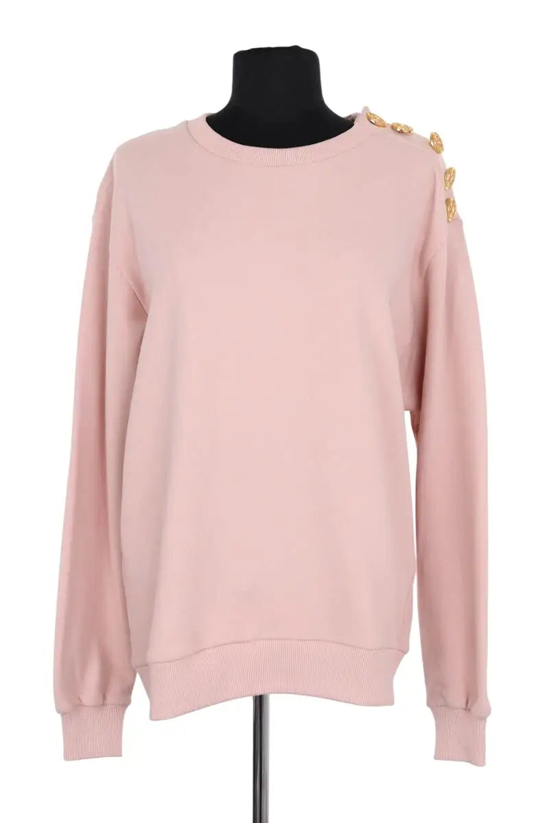 Sweatshirt Alexandre Vauthier Rose en Coton, taille S - Seconde Main