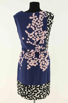 Robe Diane Von Furstenberg Marine en Viscose