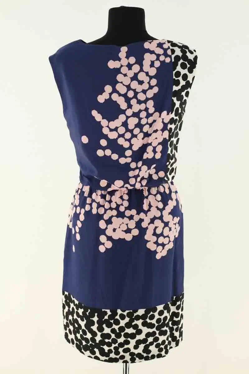 Robe Diane Von Furstenberg Marine en Viscose
