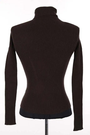 Pull Attic And Barn Marron en Viscose