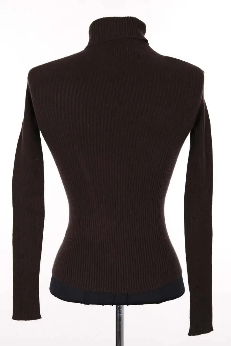 Pull Attic And Barn Marron en Viscose