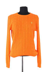 Pull Ralph Lauren Orange en Laine, taille L - Seconde Main