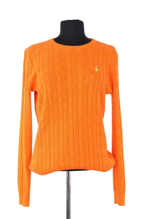 Pull Ralph Lauren Orange en Laine, taille L - Seconde Main