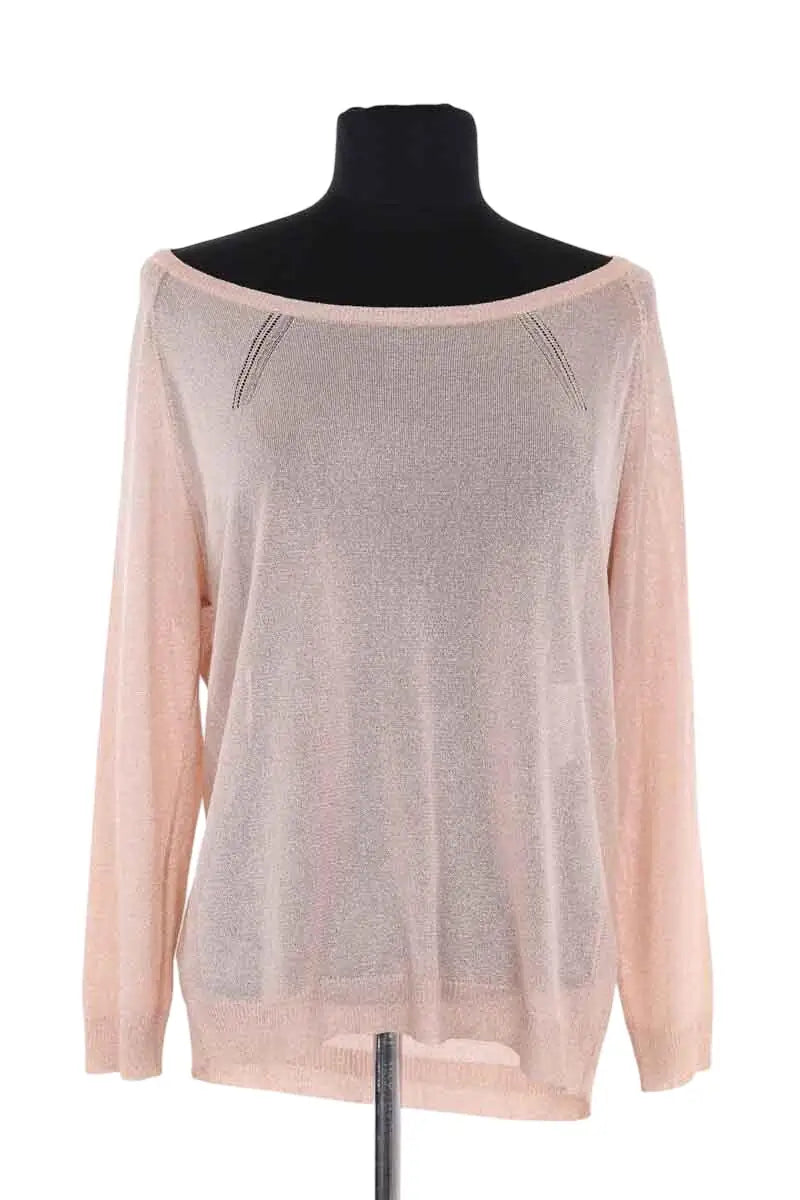 Top Tara Jarmon Beige en Synthétique, taille M - Seconde Main