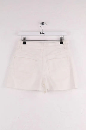 Mini short Sézane Le summer Ecru en Coton