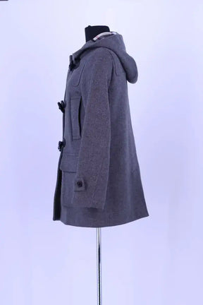 Dufflecoat Burberry Gris en Laine