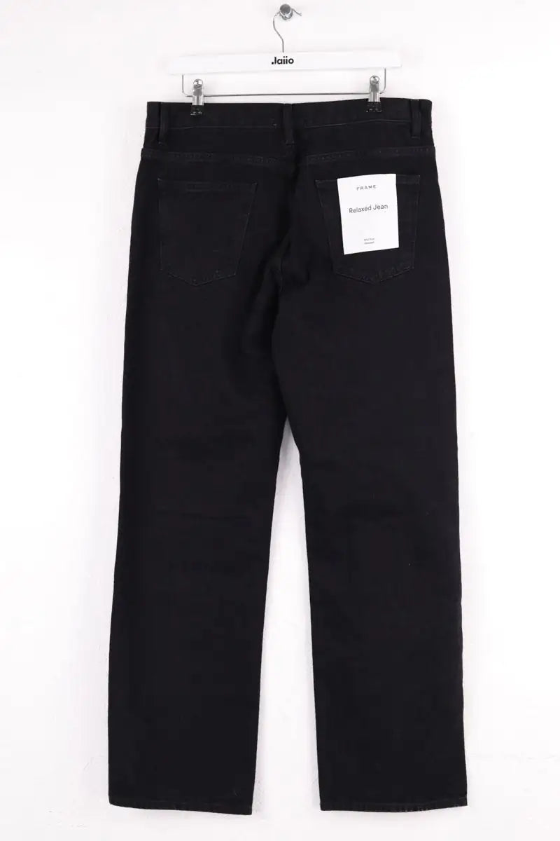 Jean droit Frame Noir en Coton