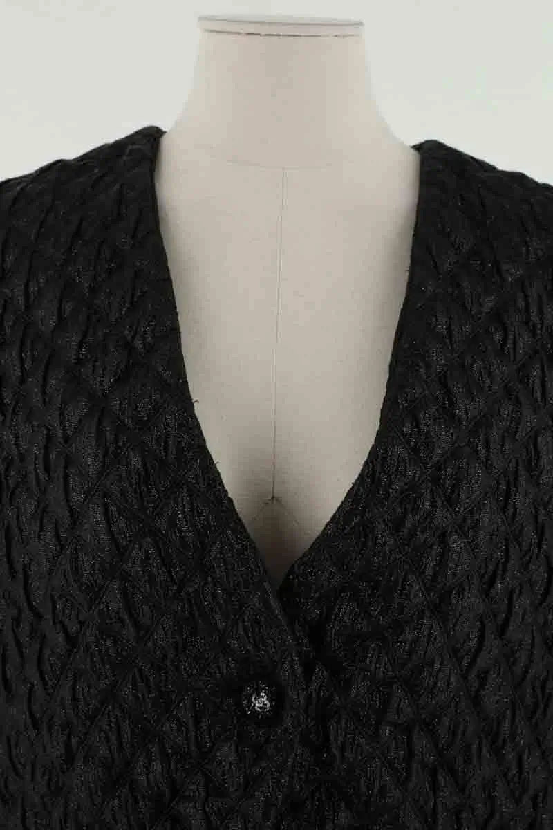 Gilet Chanel Noir en Synthétique