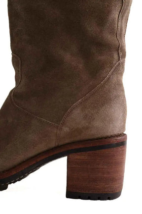 Bottes Free Lance Kaki en Daim