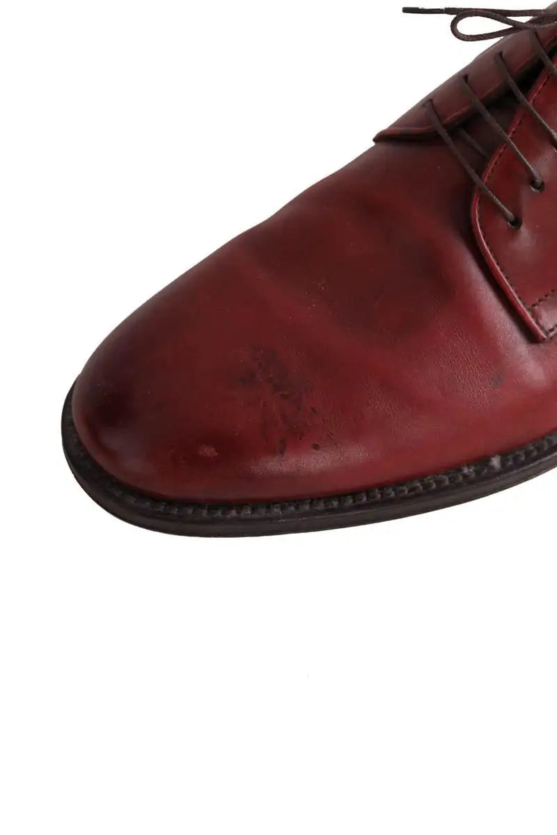 Chaussures à lacets Salvatore Ferragamo Bordeaux en Cuir
