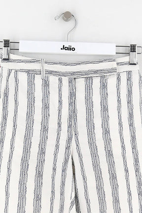 Pantalon droit Paule Ka  Blanc
