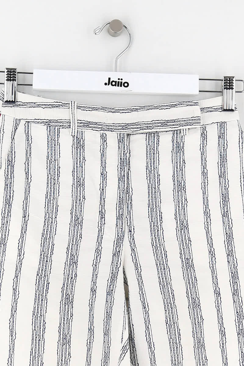 Pantalon droit Paule Ka  Blanc