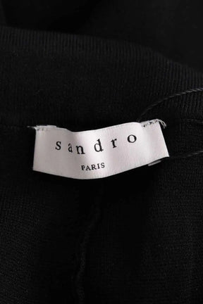 Legging Sandro Noir en Viscose