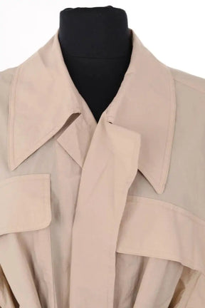 Trench-coat Claudie Pierlot Beige en Synthétique