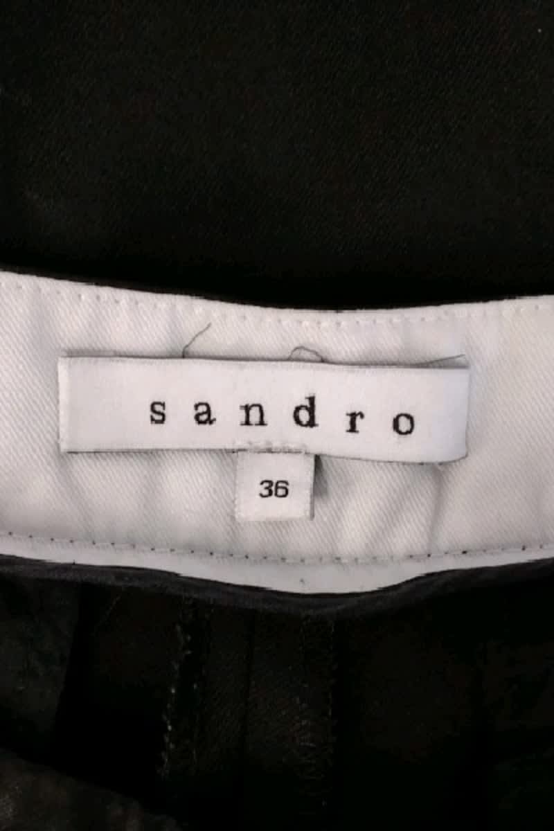Pantalon droit Sandro  Noir