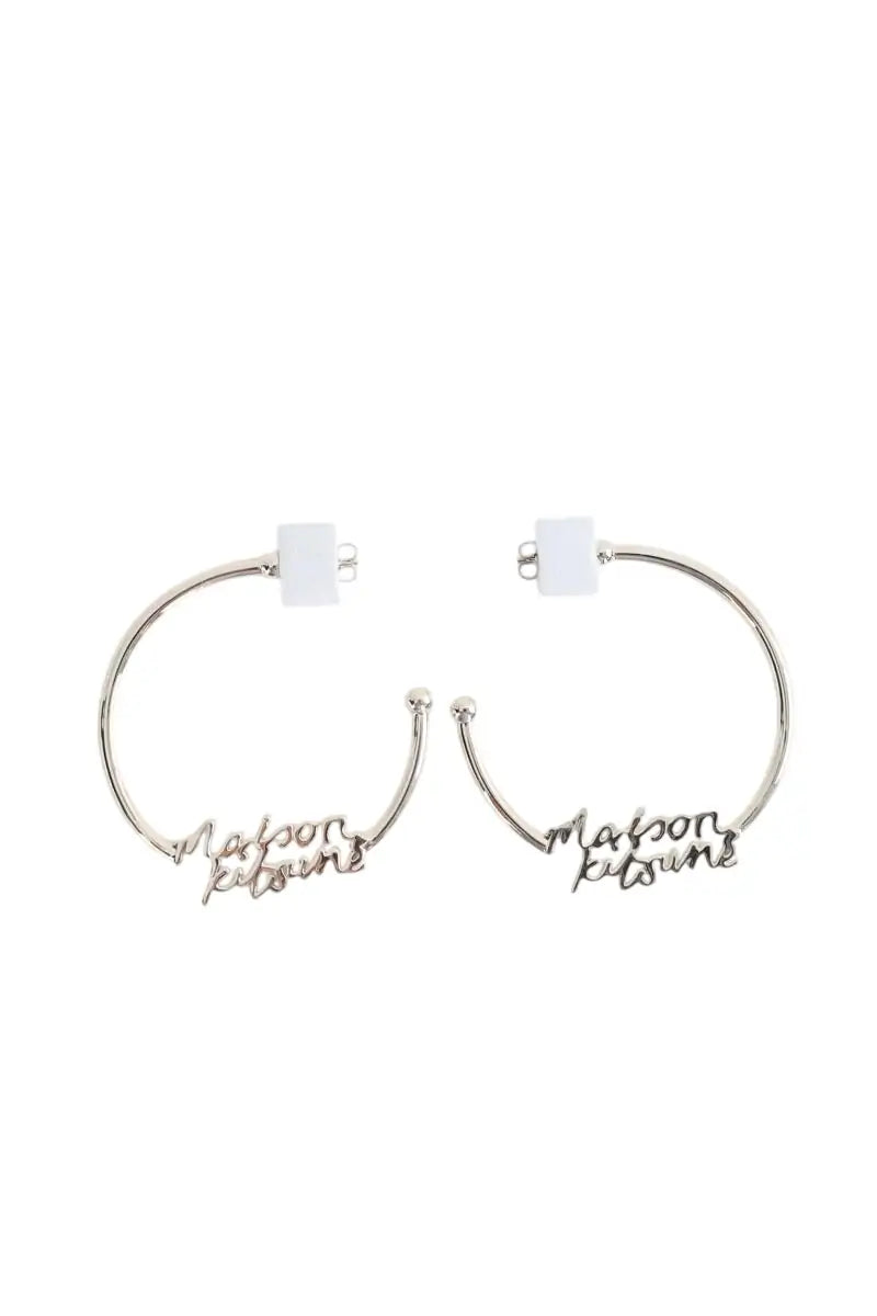Boucles d'oreilles Kitsuné  Argent