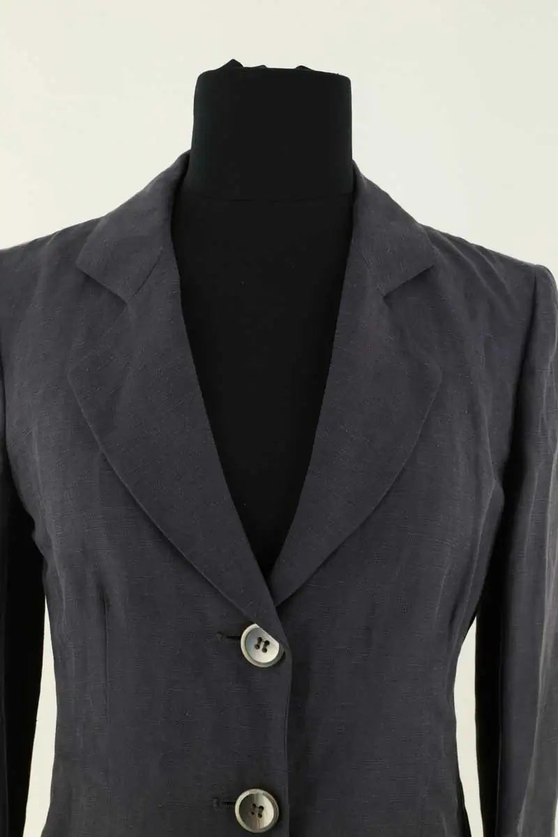 Blazer Emporio Armani Anthracite en Coton