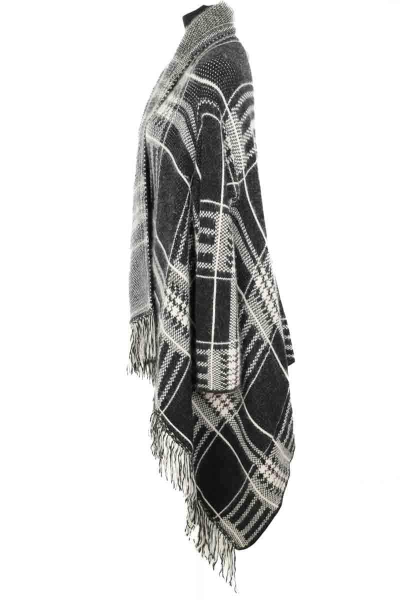 Poncho Maje  Gris