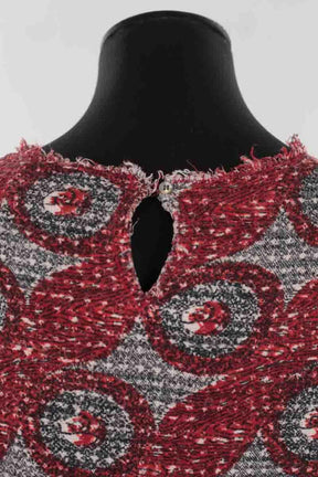 Top Laurence Doligé  Rouge