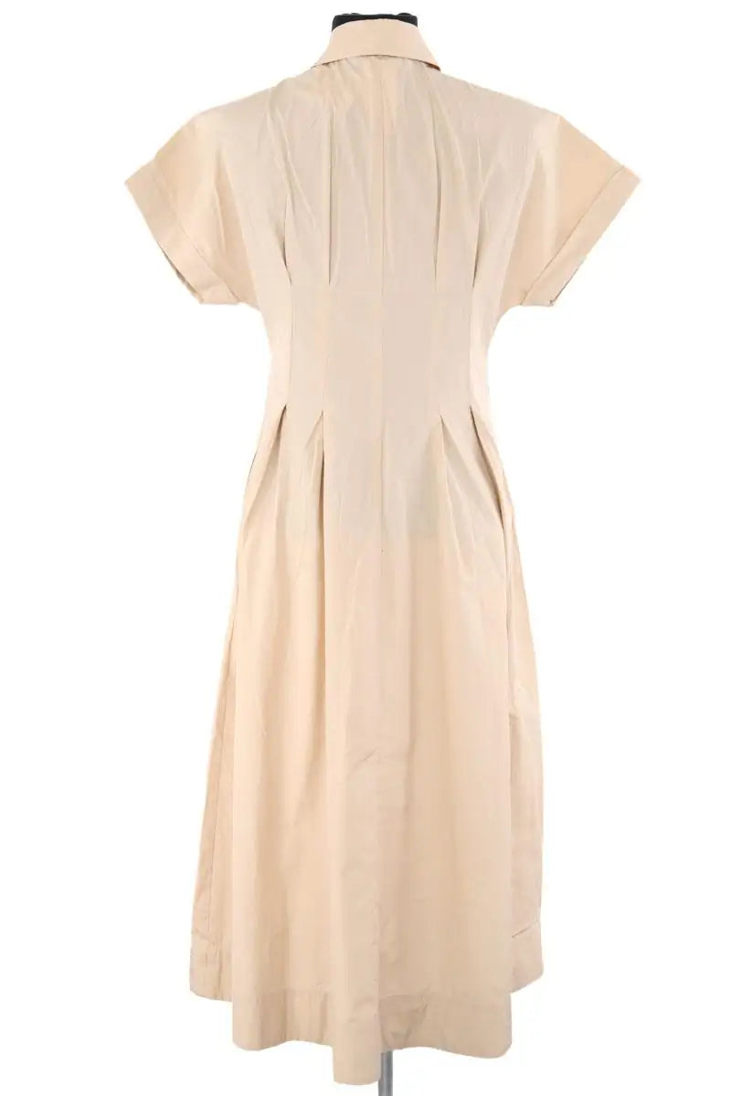 Robe Max Mara Beige en Coton