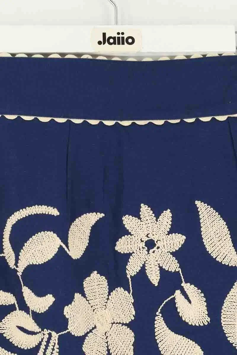Jupe Sézane Bleu en Coton
