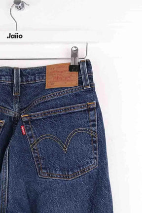 Jean droit Levi's 501 Bleu en Coton