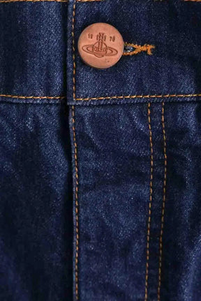 Jean droit Vivienne Westwood Bleu en Coton