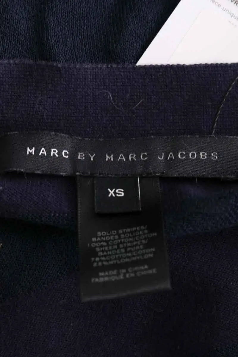 Gilet Marc By Marc Jacobs Marine en Coton
