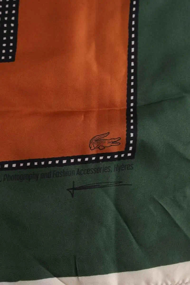 Étole Lacoste Vert en Synthétique