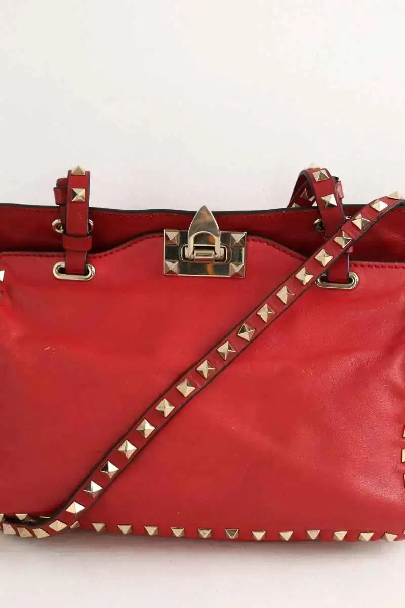Sacs à bandoulière Valentino Rockstud Rouge