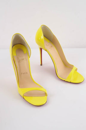 Talons Christian Louboutin  Jaune