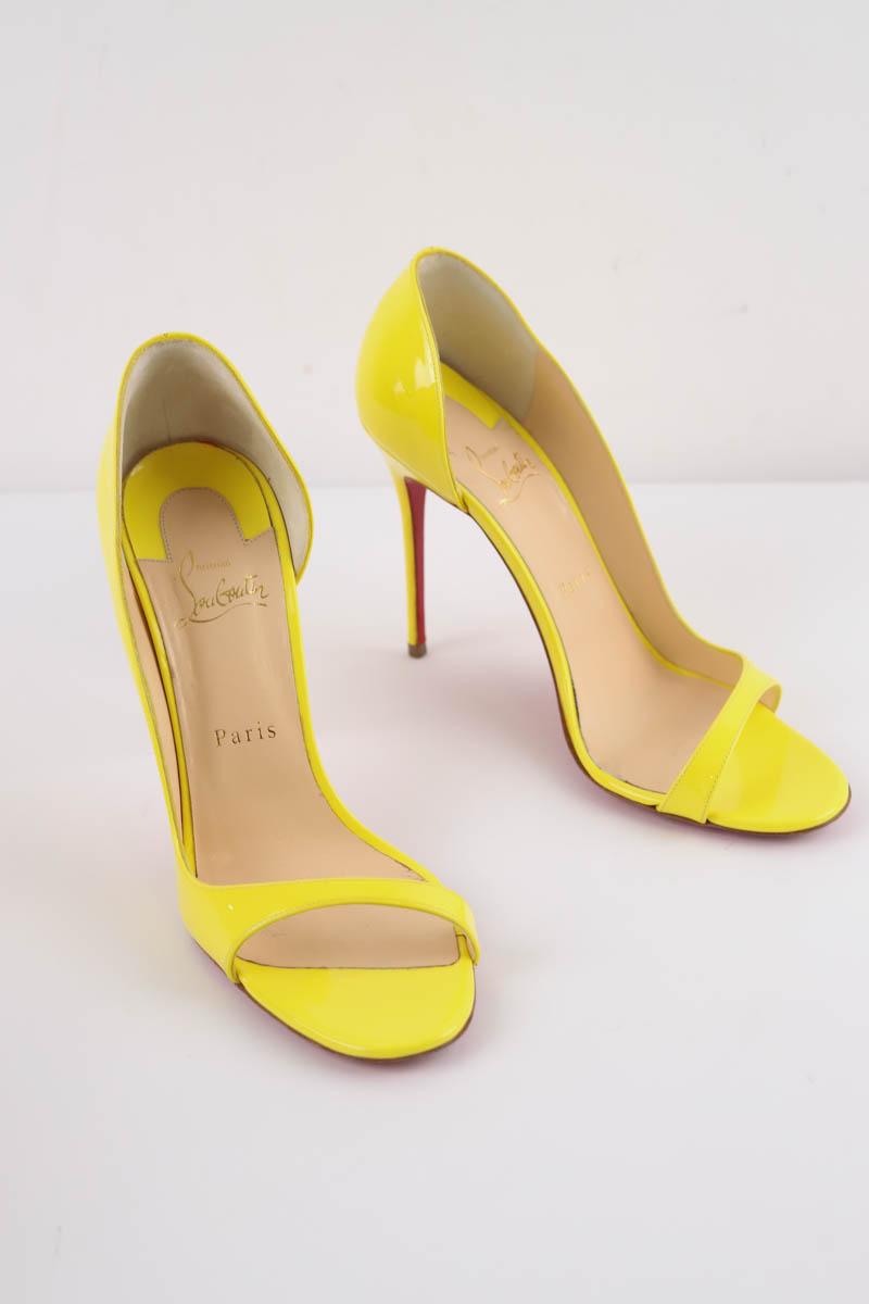 Talons Christian Louboutin  Jaune