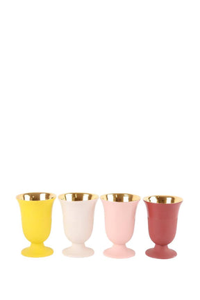 Lot de 4 verres à eau Ricciocaprese  Multicolore